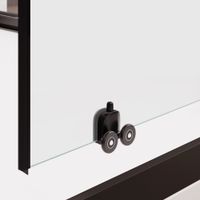 Душевой уголок RGW CL-34B 100x100, квадратный, профиль черный, стекло прозрачное, арт-32093400-14 — фото 5, Квадратные душевые уголки