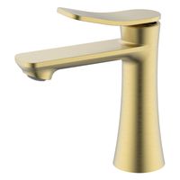 Cмеситель для раковины Azario Escaro керамический картридж, золото матовое арт-AZ-K1074MG — фото 2, Смесители для раковины