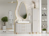 Шкаф-пенал арт-ELC-05035-010R — фото 4, Пеналы для ванной комнаты