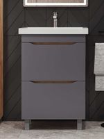 Тумба под раковину VIGO Wave 60 напольная 358 дуб золотой — фото 4, Тумбы под раковину