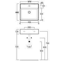 Раковина SIMAS AGILE подвесная или накладная с одним отверстием цвет черный матовый AG51.NM — фото 3, Раковины накладные