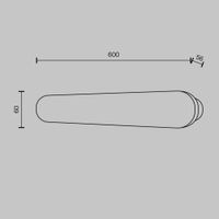 Настенный светильник (бра) Maytoni MOD437WL-L17BG3K — фото 2, Бра