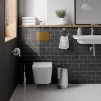 Кнопка смыва IBERICA BLANCA INOX-O нержавеющая сталь, золото матовое (IB.B081.005.003) — фото 3, Кнопки смыва