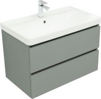 Товар: Тумба с раковиной Aquanet Вега 2.0 80 2 ящ. цв.мисти грин (раковина Ирис) 00344749 - фото 6 Тумба с раковиной Aquanet Вега 2.0 80 2 ящ. цв.мисти грин (раковина Ирис) 00344749 — фото 6, Тумбы с раковиной