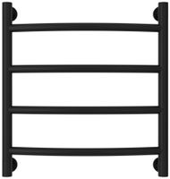 Полотенцесушитель водяной Сунержа Галант+ 500х500 Матовый чёрный арт-31-0200-5050 — фото 1, Водяные полотенцесушители