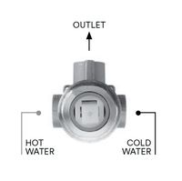Товар: Встраиваемая часть Bossini Z00007 для смесителей для ванны и душа на 1 потребителя - фото 1 Встраиваемая часть Bossini Z00007 для смесителей для ванны и душа на 1 потребителя — фото 1, Встраиваемые душевые комплекты