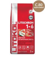 Затирочная смесь Litokol LITOCHROM 1-6 С.80 карамель (2 кг) 75590003 — фото 1, Затирка для плитки