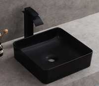 Умывальник CeramaLux арт-1305-1MB — фото 2, Раковины накладные