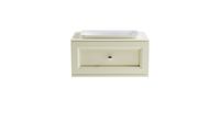 Тумба Классик 70см 1ящ RAL1013 мат., раковина Ретро бел глянц, столешница Solid в цвете арт-4631177715457 — фото 2, Тумбы с раковиной