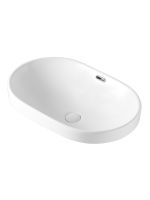 Agger Раковина встраиваемая санфарфор, белый глянец арт-ASB02600 — фото 1, Раковины встраиваемые снизу