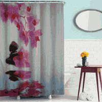 шторка д/в тканевая 180х180см "Процветание" MZ-74 — фото 1, Шторки на ванну