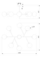 Люстра Freya арт-FR5115PL-08BZ — фото 2, Люстры