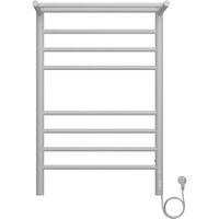 Полотенцесушитель электрический с полкой Terminus Аврора П8 50х80 КС 903, белый матовый 4670078554208 — фото 1, Электрические полотенцесушители