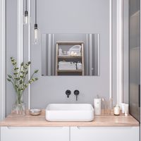 Зеркало с LED-подсветкой SIRIUS (50*70) /AQUA DE MARCO SIR50/70 — фото 9, Зеркала в ванную комнату