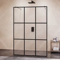 Душевая перегородка RGW WA-018B 120x200, профиль черный, стекло прозрачное(Принт)/8 мм, арт-35101812-84 — фото 3, Душевые перегородки