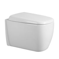 Товар: Унитаз ABBER Rechteck AC1217 подвесной белый, безободковый, смыв торнадо - фото 1 Унитаз ABBER Rechteck AC1217 подвесной белый, безободковый, смыв торнадо — фото 1, Подвесные унитазы