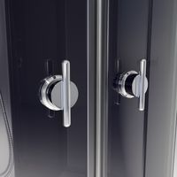 Товар: Душевая кабина Niagara Eco NG-7509-14BLACK (100х100х215) высокий поддон(40см),стекло мозаика,4 места - фото 13 Душевая кабина Niagara Eco NG-7509-14BLACK (100х100х215) высокий поддон(40см),стекло мозаика,4 места — фото 13, Душевые кабины