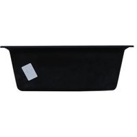 Кухонная мойка AZARIO Izmir 740х480х197 кварцевая, прямоугольная, сифон в комплекте, цвет Черный арт-CS00097684 — фото 3, Кухонные мойки