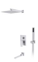 Душевая система встраиваемая D&K Bayern.Liszt , белый арт-DA1515608A04 — фото 1, Встраиваемые душевые комплекты