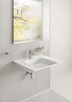 раковина подвесная COMMUNITY 70x55 без перелива белый арт-7632111 — фото 3, Раковины подвесные