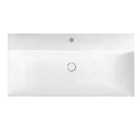 Раковина HATRIA Bahia 13 подвесная или на тумбу с одним отверстием с переливом цвет белый арт-BH0800365011TS0 — фото 1, Раковины подвесные