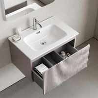 Товар: Тумба подвесная SANCOS Snob R 1.0 690х445х406, c одним ящиком оснащенным доводчиками Doha Soft, арт. SNR1.070SM - фото 3 Тумба подвесная SANCOS Snob R 1.0 690х445х406, c одним ящиком оснащенным доводчиками Doha Soft, арт. SNR1.070SM — фото 3, Тумбы под раковину