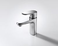 Смеситель для раковины Bravat Pure F1105161C, хром — фото 1, Смесители для раковины