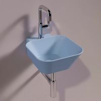 Товар: Раковина SIMAS WAVE с донным клапаном подвесная или накладная с одним отверстием цвет pervinca matt WA07 арт-WA07.PM - фото 2 Раковина SIMAS WAVE с донным клапаном подвесная или накладная с одним отверстием цвет pervinca matt WA07 арт-WA07.PM — фото 2, Раковины накладные