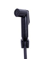 OneLife смеситель для раковины однорычажный полимерный с гигиеническим набором, черный арт-P01-022b — фото 5, Смесители для раковины