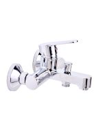 OneLife Душевая система с полимерным смесителем для ванны, хром арт-P07-844cr — фото 6, Душевые стойки