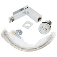 KVANT См-ль д/раковины моноком., донный клапан "click-clack", плоский излив, хром арт-32442 — фото 6, Смесители для раковины