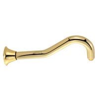 RICAMBI Кронштейн для верхнего душа, L-345 mm., d-30 mm., 1/2"x1/2", золото арт-19972 — фото 1, Кронштейны для верхнего душа