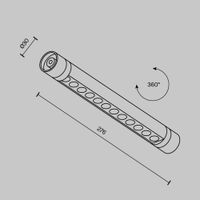 Товар: Светильник Technical C149CL-L300-6W3K-B - фото 10 Светильник Technical C149CL-L300-6W3K-B — фото 10, Подвесные светильники