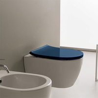 Товар: Сиденье с крышкой Scarabeo MOON/GLAM с микролифтом цвет синий матовый арт-5530/B 56 - фото 2 Сиденье с крышкой Scarabeo MOON/GLAM с микролифтом цвет синий матовый арт-5530/B 56 — фото 2, Сиденья для унитаза