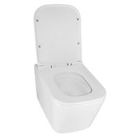 Унитаз подвесной Azario Cascad 525x345x360 безободковый, система смыва "Скрытое Торнадо", в комплекте с быстросъемным сиденьем микролифт (AZ-2303A) арт-AZ-2303-A — фото 2, Подвесные унитазы