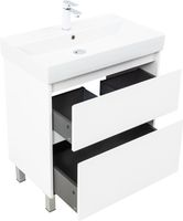 Тумба под раковину Aquanet Nova Lite 2.0 75 напольная, белый глянец арт-00346337 — фото 7, Тумбы под раковину