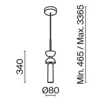 Подвесной светильник Maytoni арт-MOD178PL-01B — фото 5, Подвесные светильники