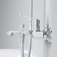 Func, смеситель д/ванны/душа, хром арт-F8F10000 — фото 2, Смеситель для ванны