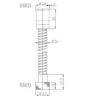 Душевой шланг BOSSINI DOPPIA A00048B.030 125 см цвет хром — фото 2, Душевые шланги