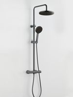 BOND Душевая стойка с термостатом и тропическим душем арт-B12-8277 — фото 11, Душевые стойки