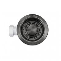 Арматура сливная Milacio чёрный матовый арт-MC.013.MB — фото 2, Комплектующие для кухонных моек