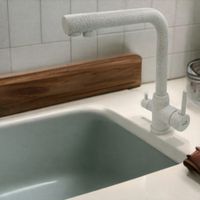 MILANO Смеситель д/кухни совмещенный с краном для питьевой воды, серый камень арт-32659 — фото 9, Смесители для кухни