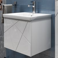 Товар: Тумба под раковину VIGO Geometry 50 подвесная белый (032) - фото 3 Тумба под раковину VIGO Geometry 50 подвесная белый (032) — фото 3, Тумбы под раковину