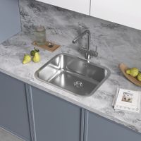 Товар: Кухонная мойка Reflexion Iseo RX2250GD брашированное золото - фото 399 Кухонная мойка Reflexion Iseo RX2250GD брашированное золото — фото 399, Кухонные мойки