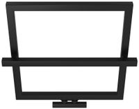 Полотенцесушитель водяной Сунержа Штиль EU50+ 530х530 Матовый чёрный арт-31-0256-5353 — фото 2, Водяные полотенцесушители