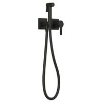 Встраиваемый смеситель c гигиеническим душем Liva Tera черный TESKA арт-T5438 — фото 1, Гигиенические души