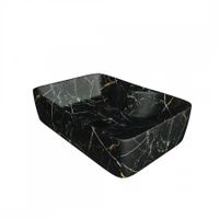 Раковина чаша Maretti UM13NS96-560MR, черный мрамор — фото 1, Раковины накладные