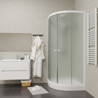 Ограждение VIVA90B N душевое Ceruttispa без поддона (90x90x195) — фото 292, Прямоугольные душевые уголки