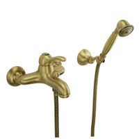 LEM См-ль д/ванны моноком. внешний, бронза 25866 — фото 1, Смеситель для ванны