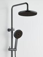 BOND Душевая стойка с термостатом и тропическим душем арт-B12-8277 — фото 13, Душевые стойки